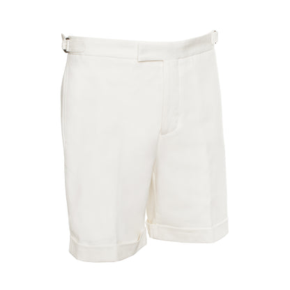 Cream Cotton Riviera Bermuda Shorts