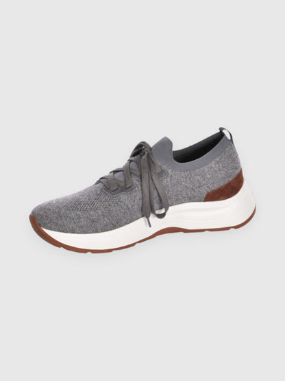 Dark Grey Knitted Wool Sneaker
