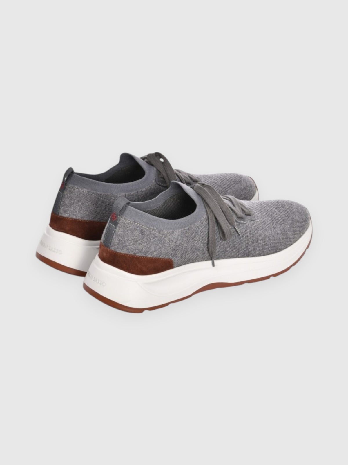 Dark Grey Knitted Wool Sneaker