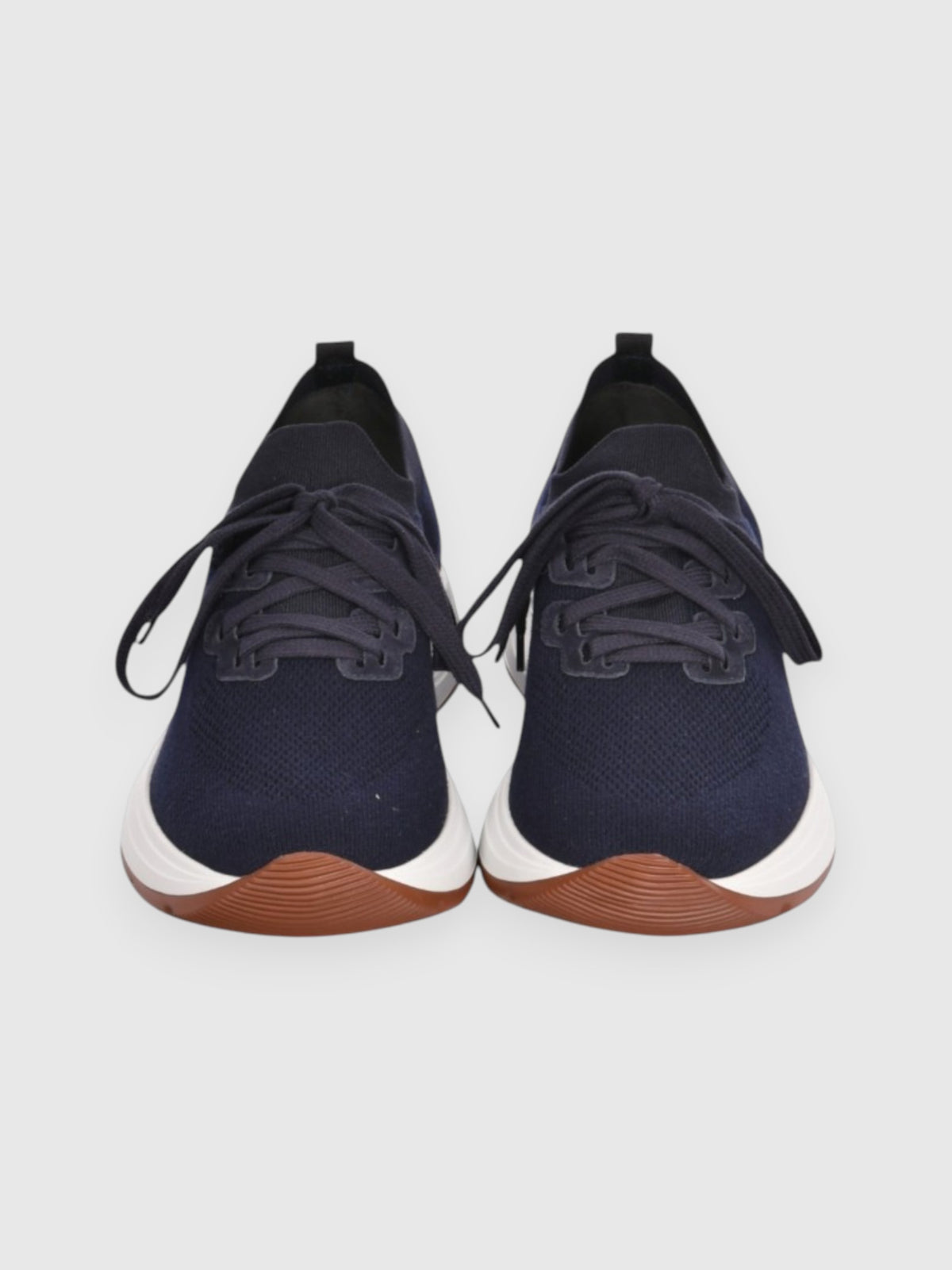 Navy Blue Knitted Wool Sneaker