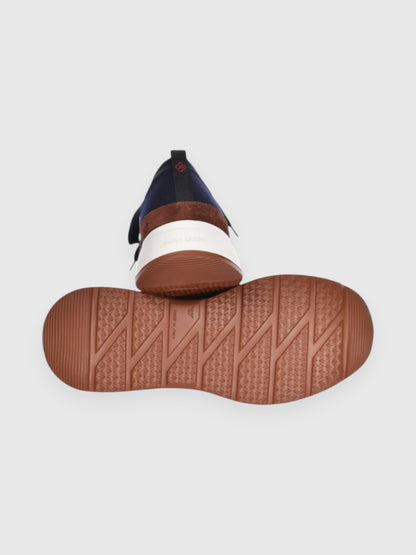 Navy Blue Knitted Wool Sneaker