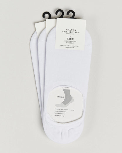 White Cotton Invisible Socks
