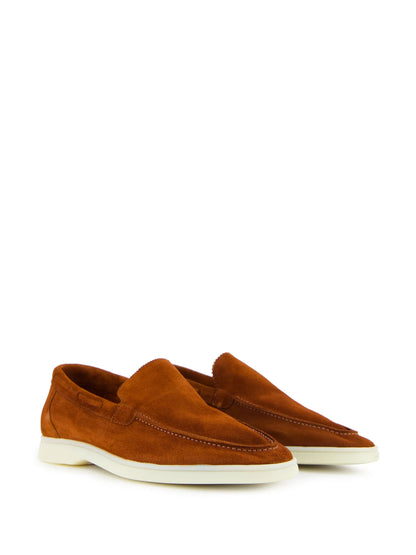 Cinnamon Suede Yacht Loafer