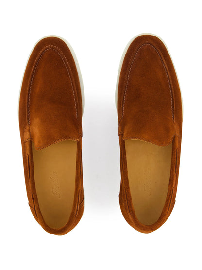 Cinnamon Suede Yacht Loafer