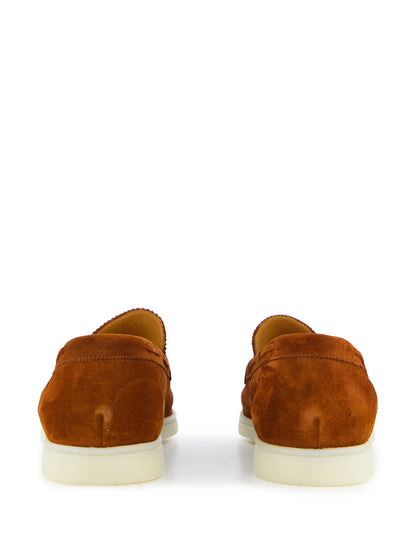 Cinnamon Suede Yacht Loafer