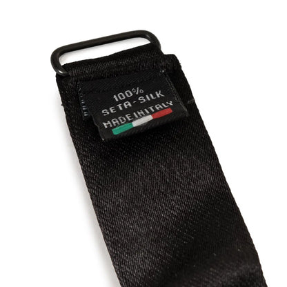 Black Silk Satin "Dean" Bow Tie