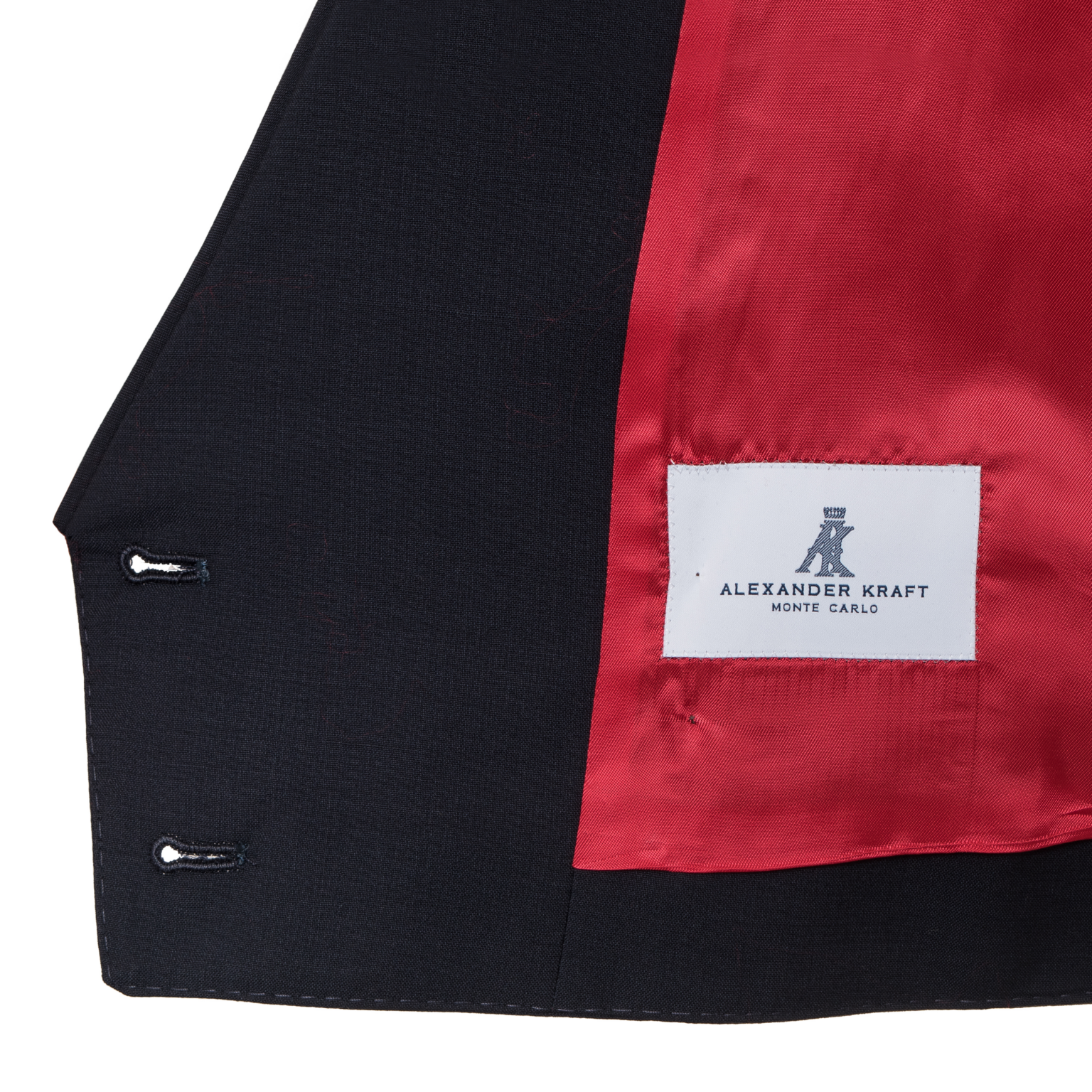 Navy Blue Tropical Super 150s DB Waistcoat