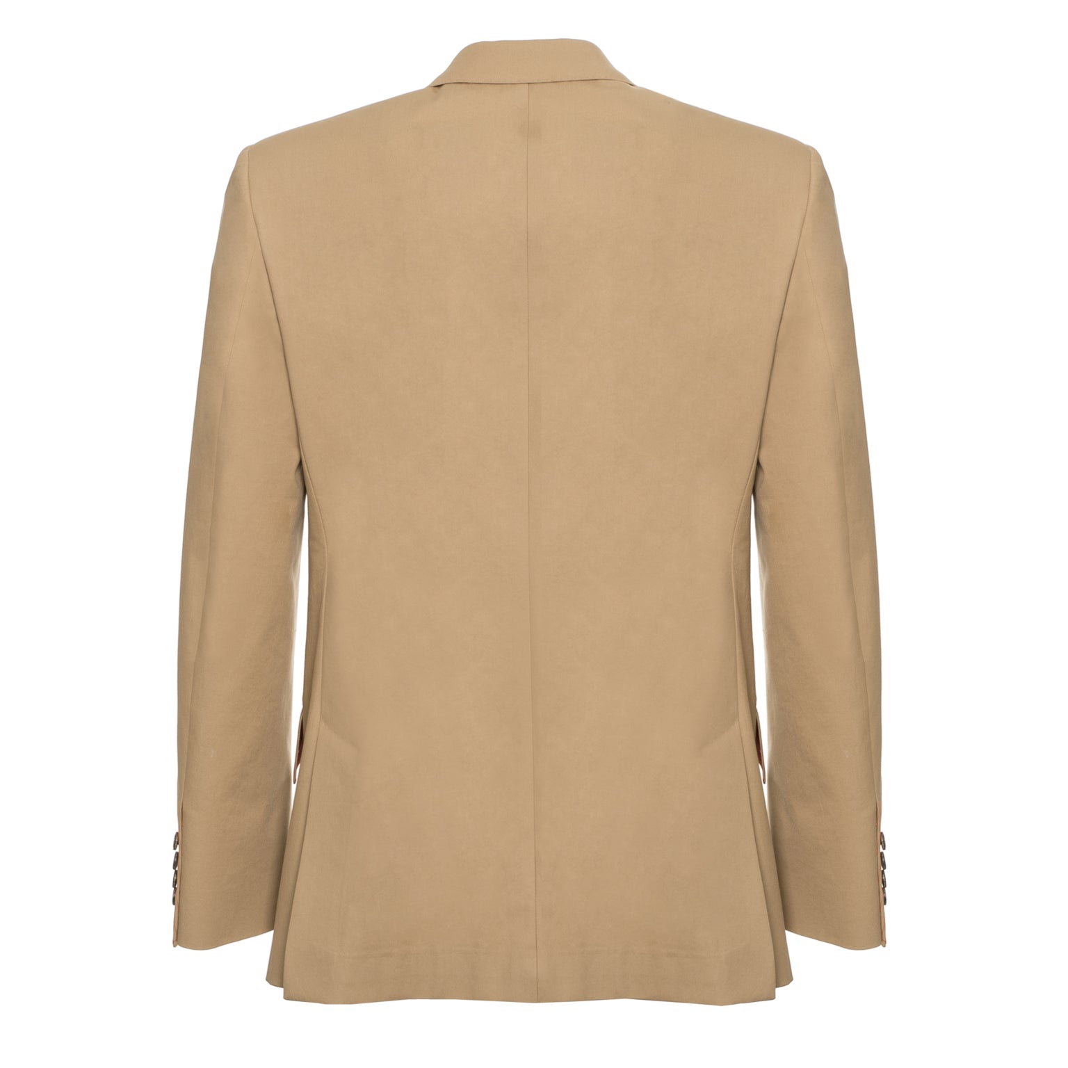 Caramel Beige Cotton Twill Signature Jacket