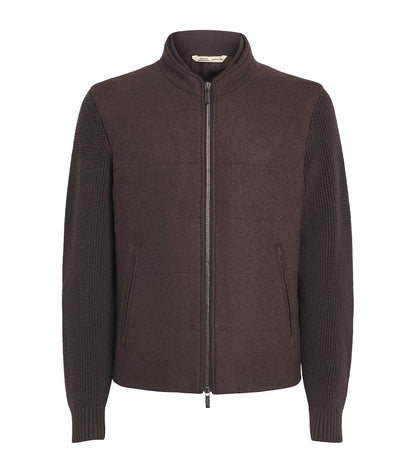 Brown Brenta Sleeve Blouson