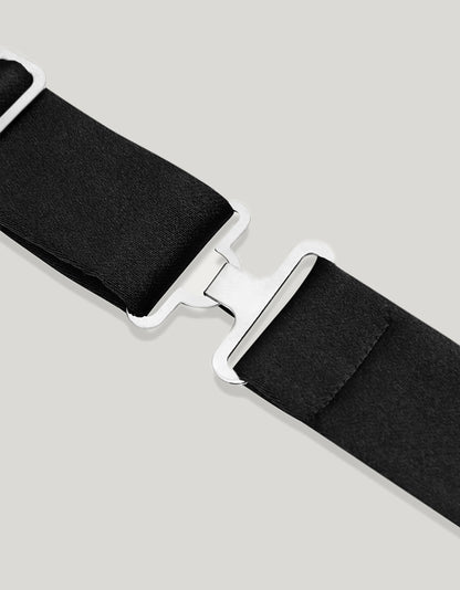 Silk pre-tied bow tie