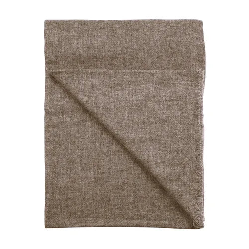 Beige Cashmere/Wool Scarf