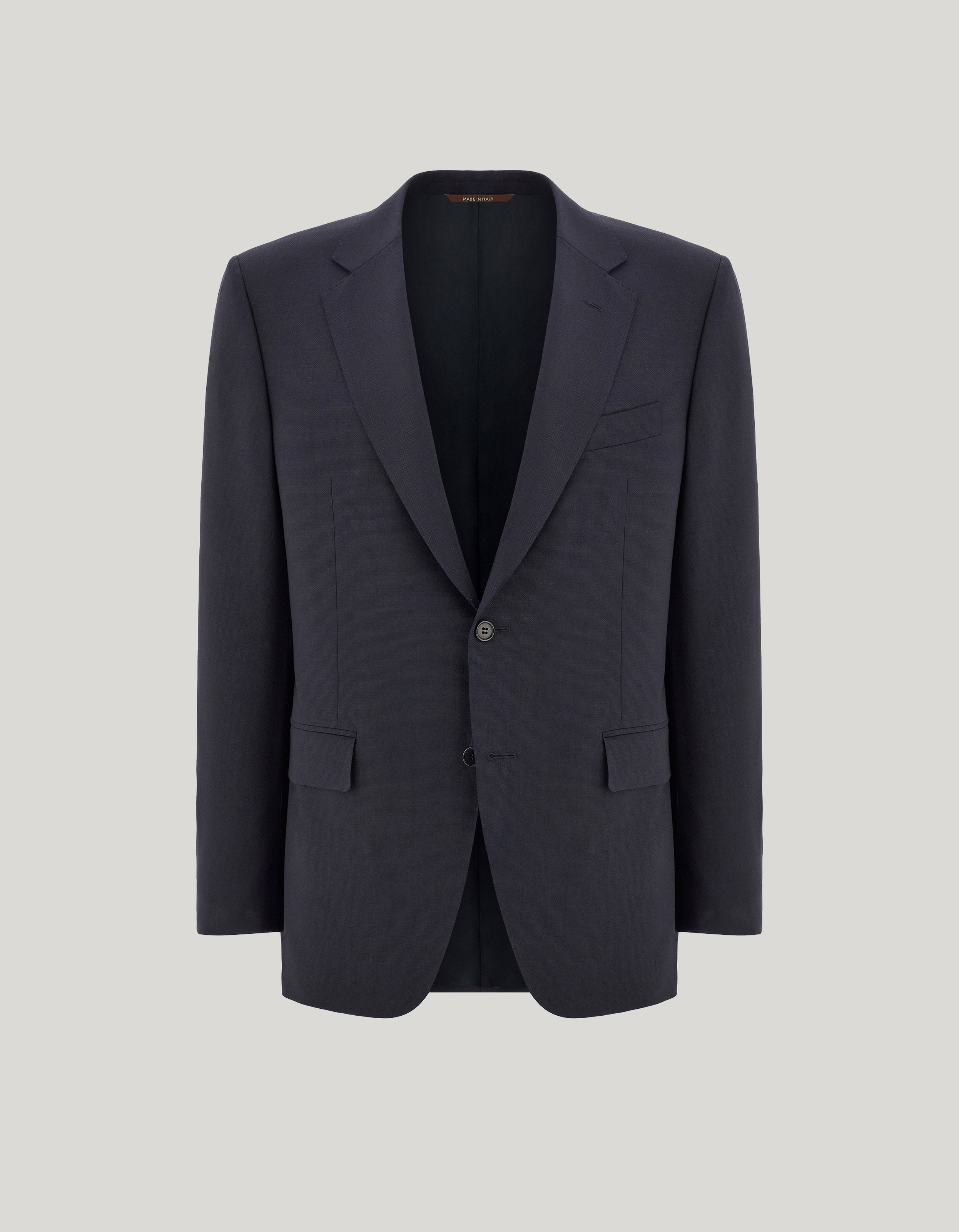 Dark Navy Blue Impeccabile Wool Blazer
