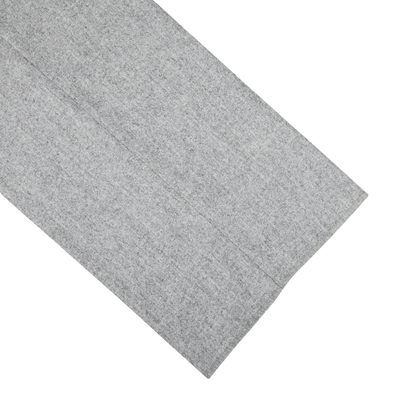 A Light Grey VBC Wool Flannel Riviera Trousers napkin on a white surface by Alexander Kraft Monte Carlo.
