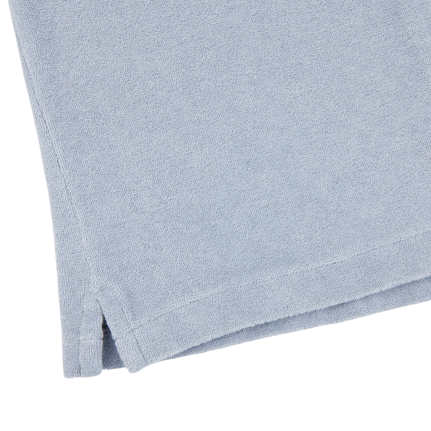 Altea Blue Organic Towelling Cotton Capri Collar Shirt Edge