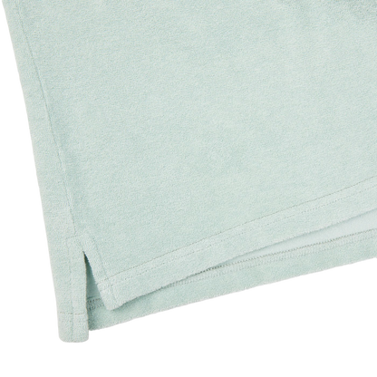Altea Mint Green Organic Towelling Cotton Polo Shirt Edge