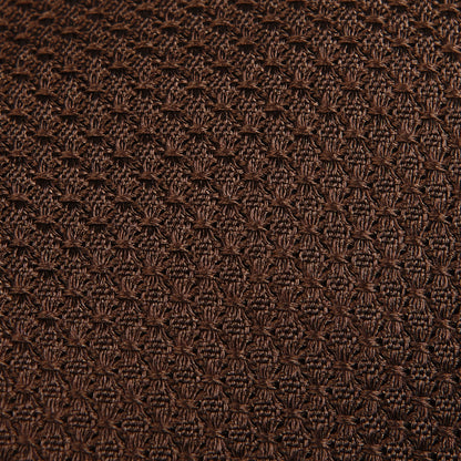 Amanda Christensen Dark Brown Grenadine Grossa Lined Silk Tie Fabric