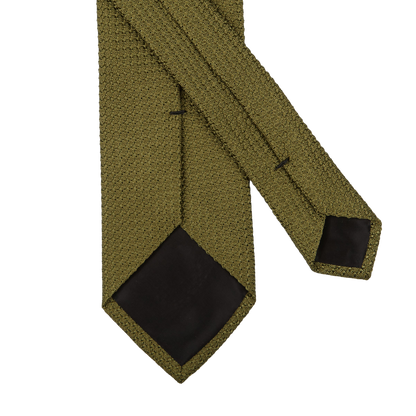 Amanda Christensen Green Grenadine Grossa Lined Silk Tie Back