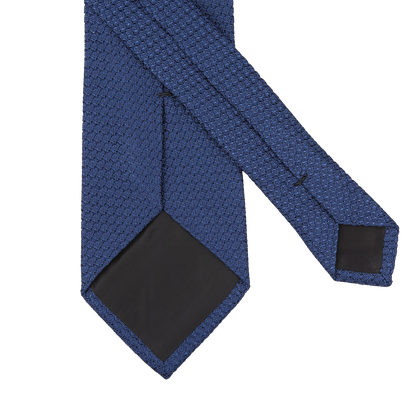 Amanda Christensen Napoli Blue Grenadine Grossa Lined Silk Tie Back