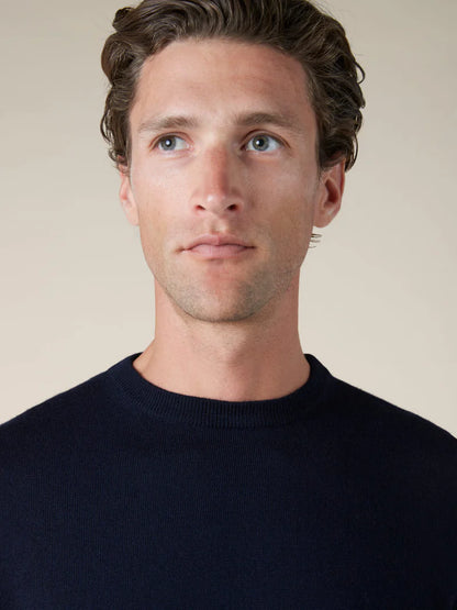 Navy Cashwool T-Shirt