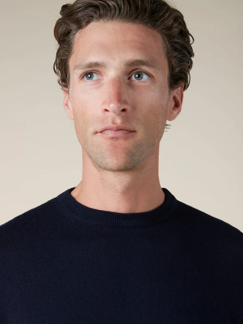 Navy Cashwool T-Shirt