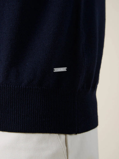 Navy Cashwool T-Shirt