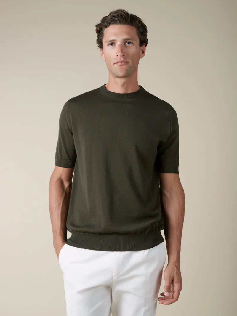 Olive Cashwool T-Shirt