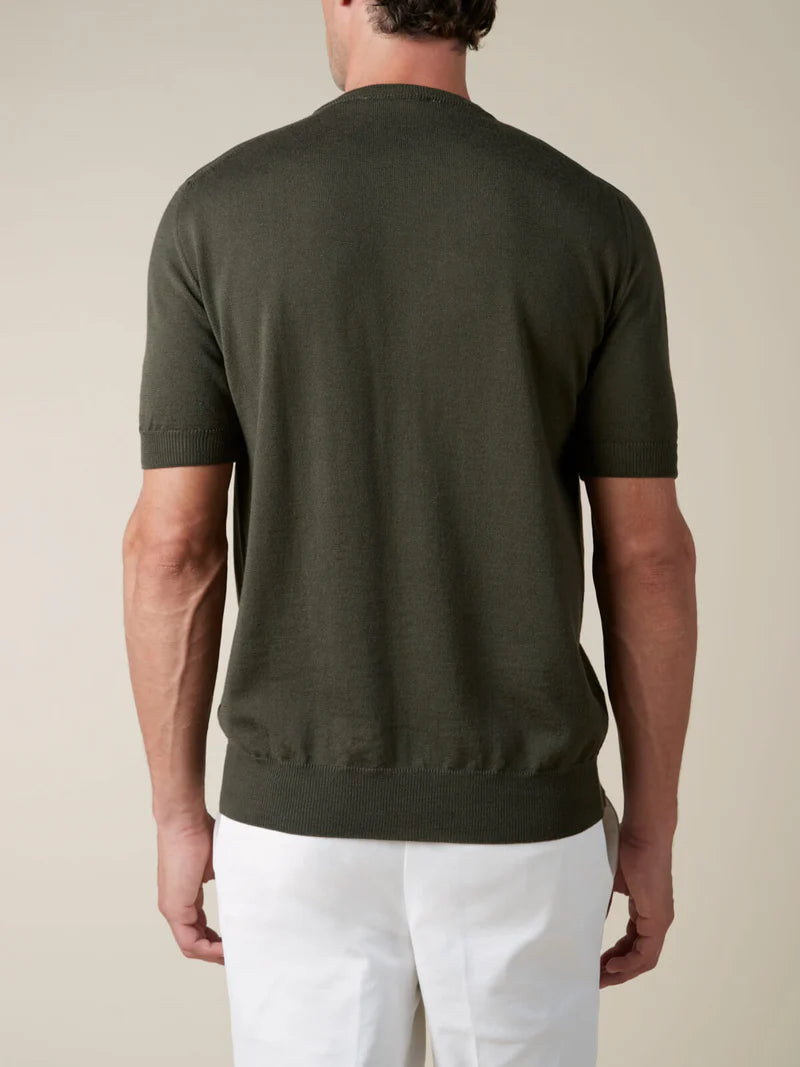 Olive Cashwool T-Shirt