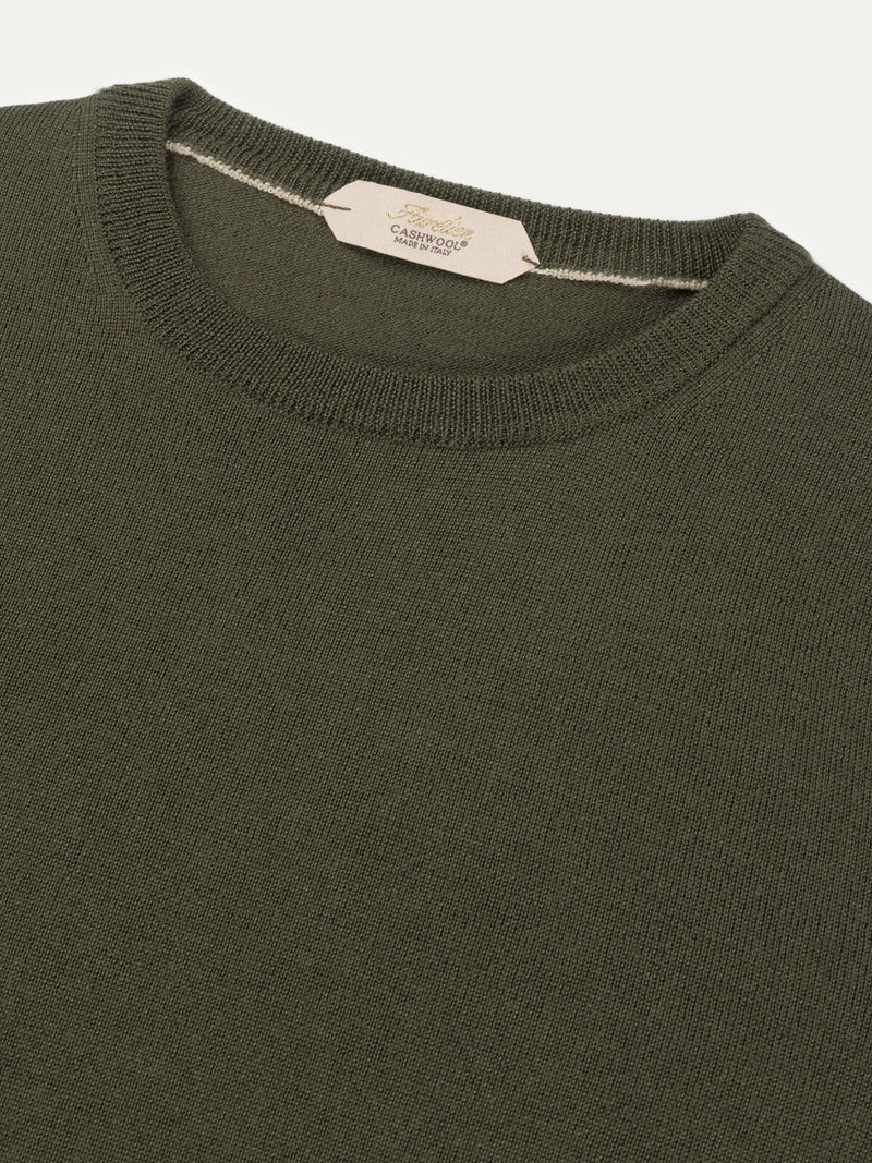 Olive Cashwool T-Shirt