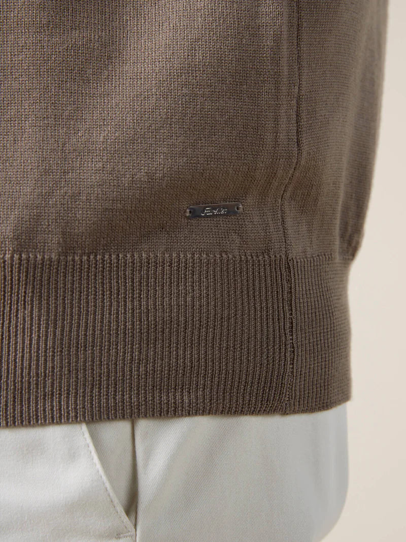 Taupe Beige Cashwool T-Shirt