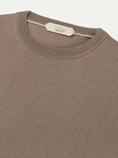 Taupe Beige Cashwool T-Shirt