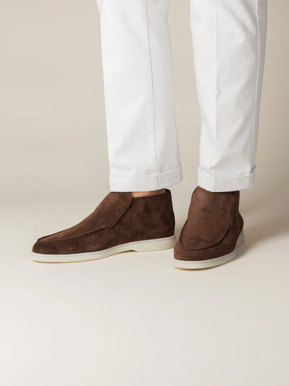 Chocolate Softey Suede City Loafer