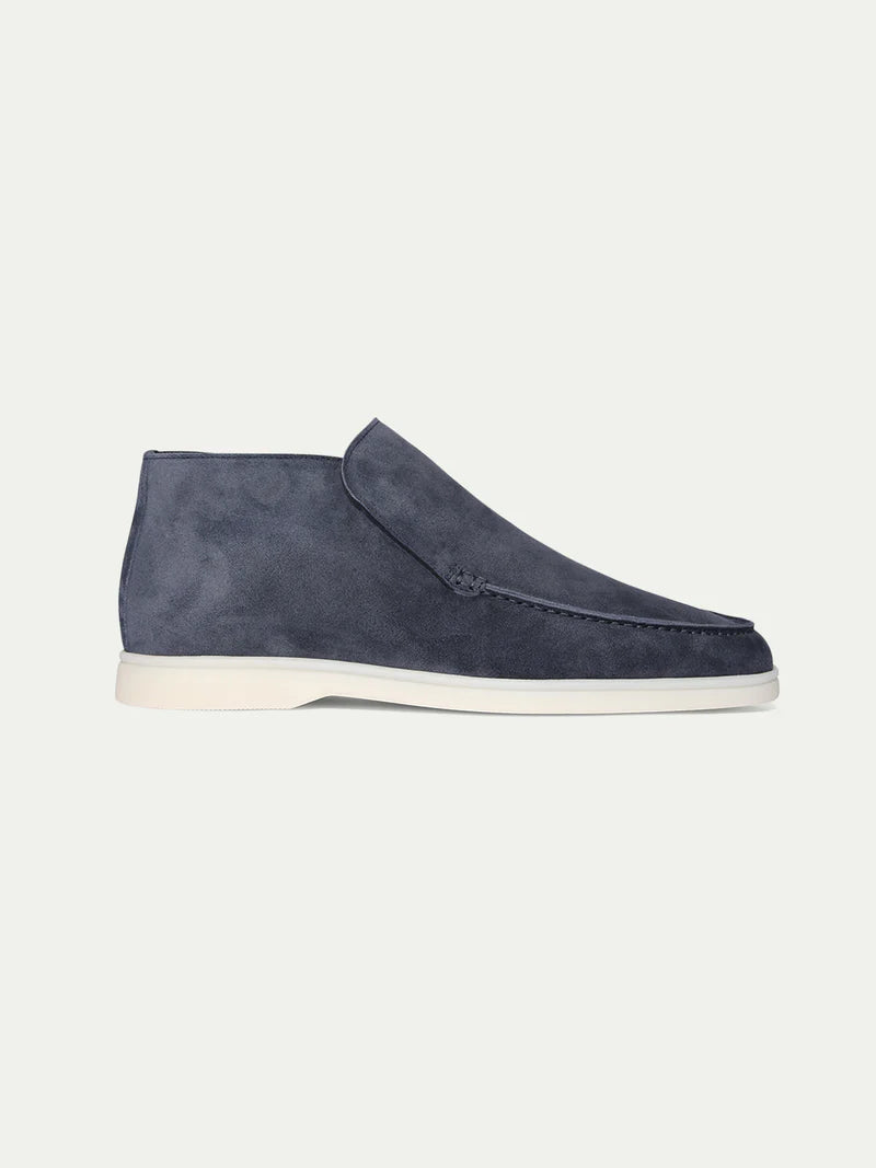 Steel Blue Softey Suede City Loafer