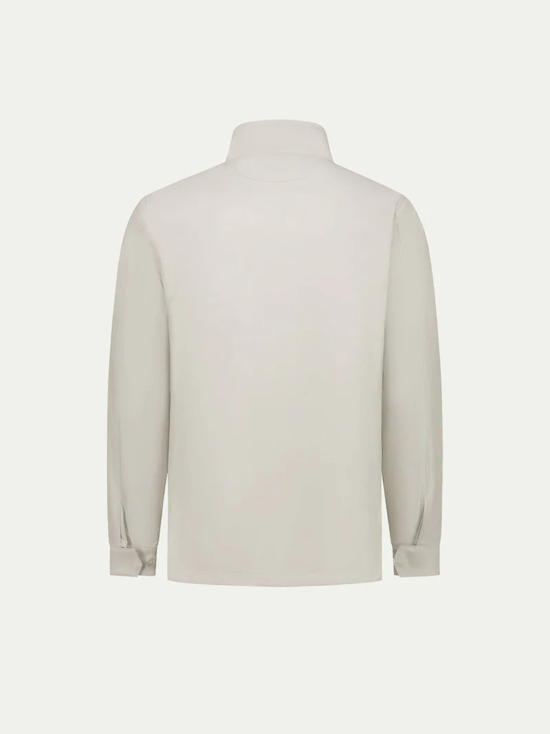 Ecru Nylon Field Jacket