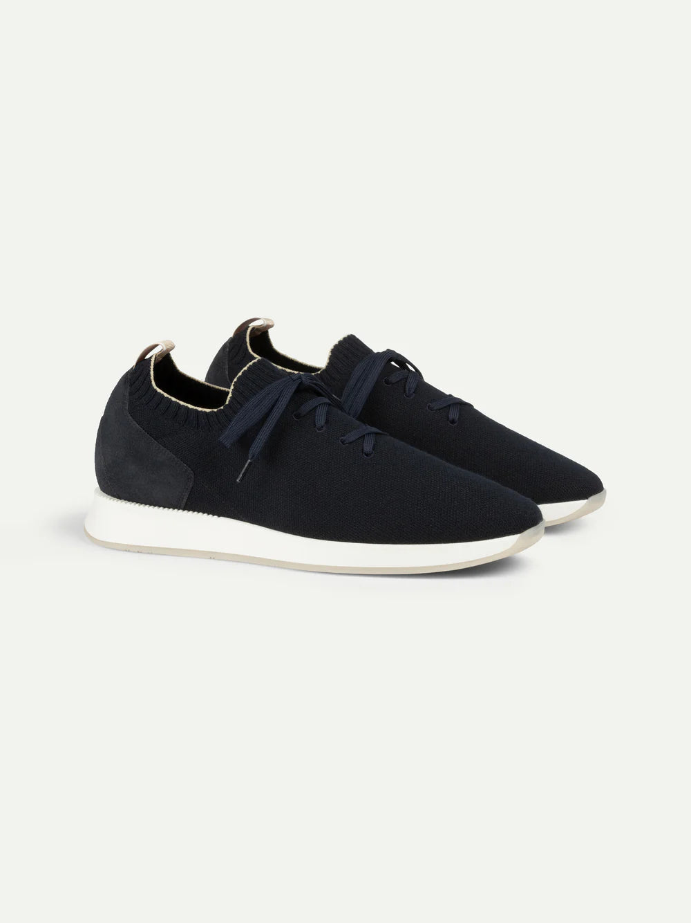Navy Active Knit Wool Sneakers