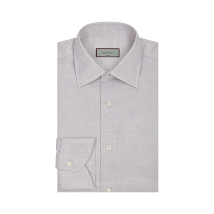 Brown Cotton/Linen Shirt