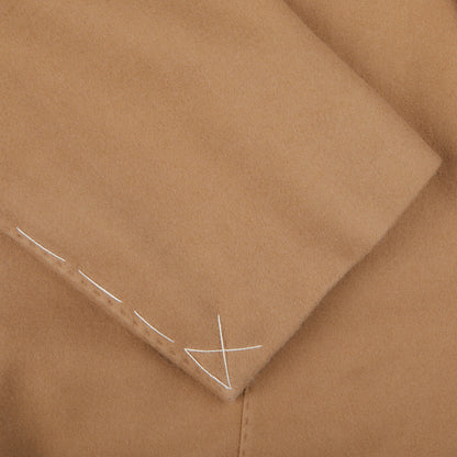 Boglioli Camel Beige Brushed Wool K Jacket Cuff