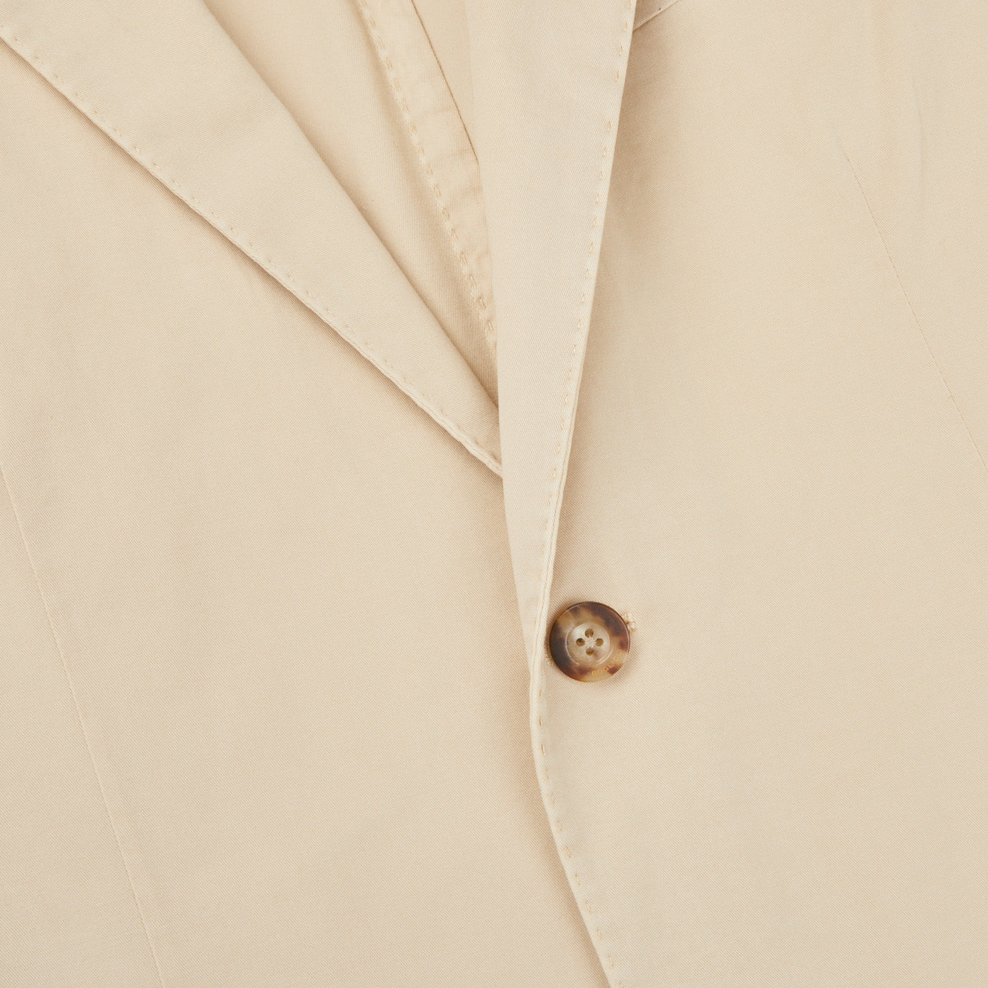 Boglioli Light Beige Washed Cotton K-Jacket Closed