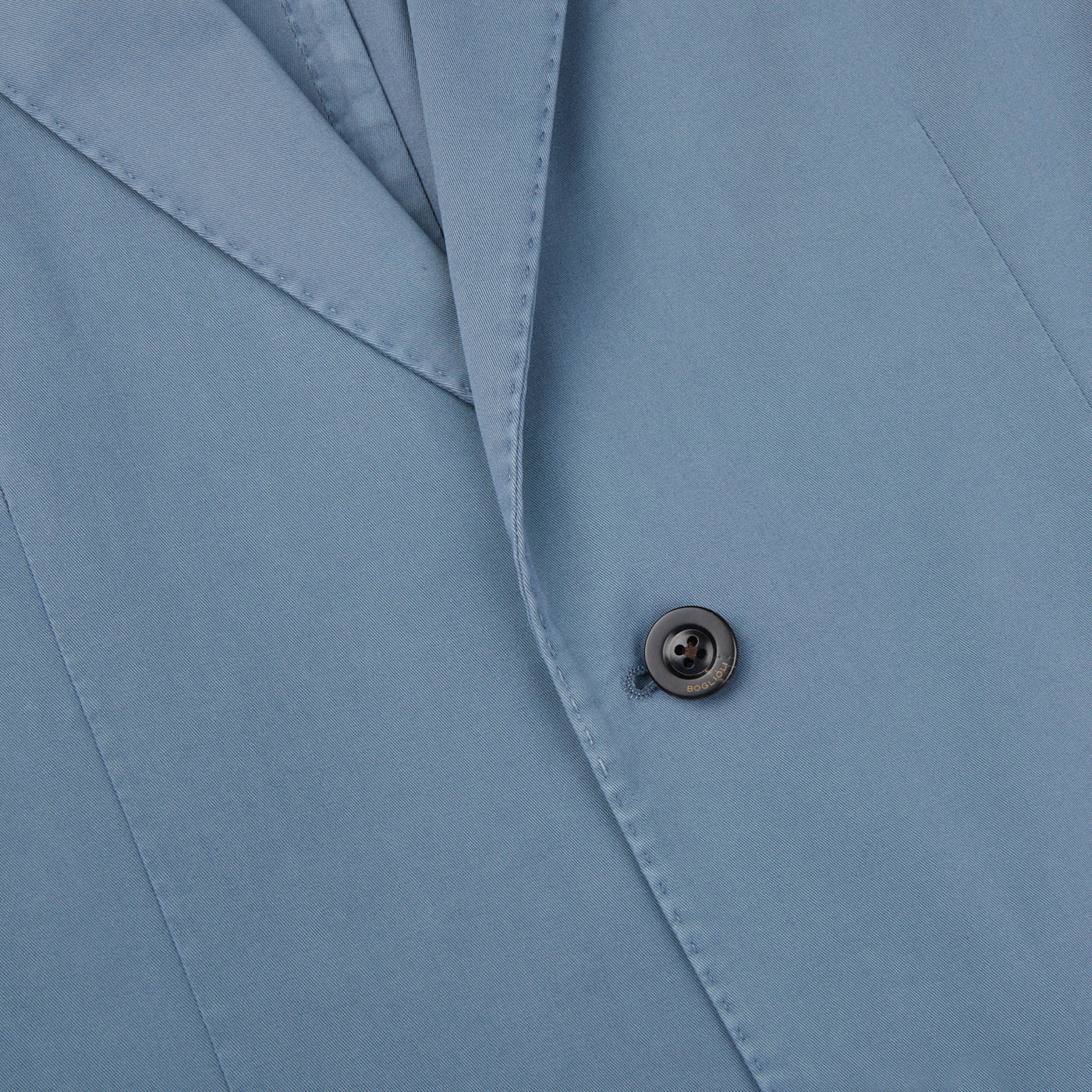 Boglioli Light Blue Washed Cotton K-Jacket Closed