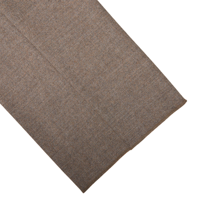 A Beige Grey Wool Flannel K Suit blanket on a white surface.