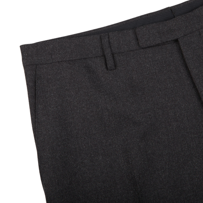 Charcoal Grey Wool Flannel K Suit | Boglioli - gallery image 1.
