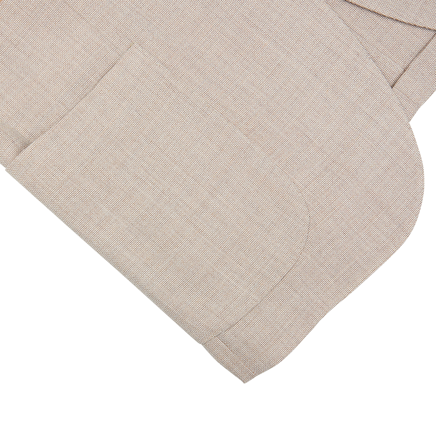 This cream beige wool hopsack K jacket from Boglioli features a pocket and unstructured craftsmanship.