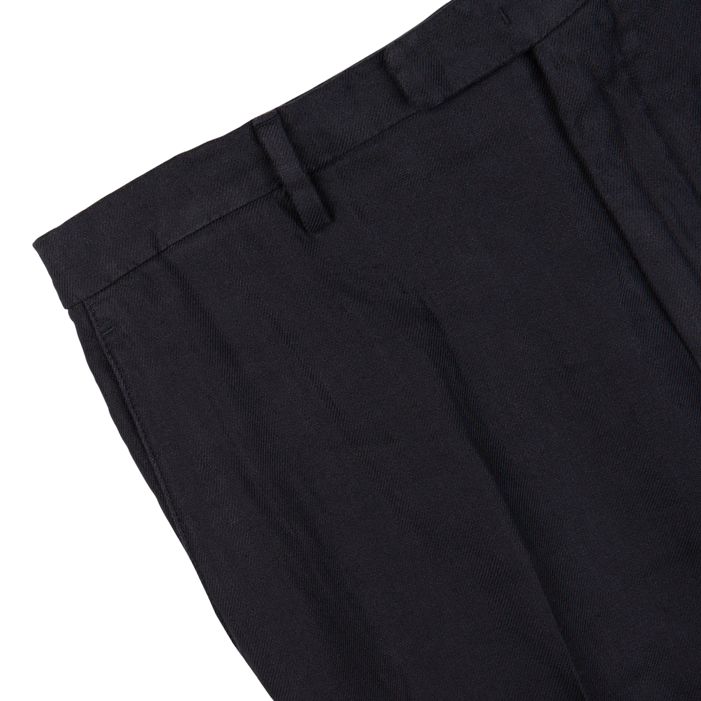 Navy Blue Washed Irish Linen Trousers