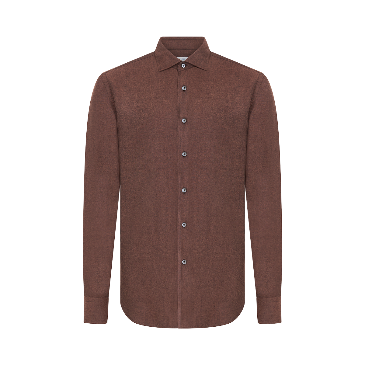 Brown Viscose Ultralight Flannel Casual Shirt