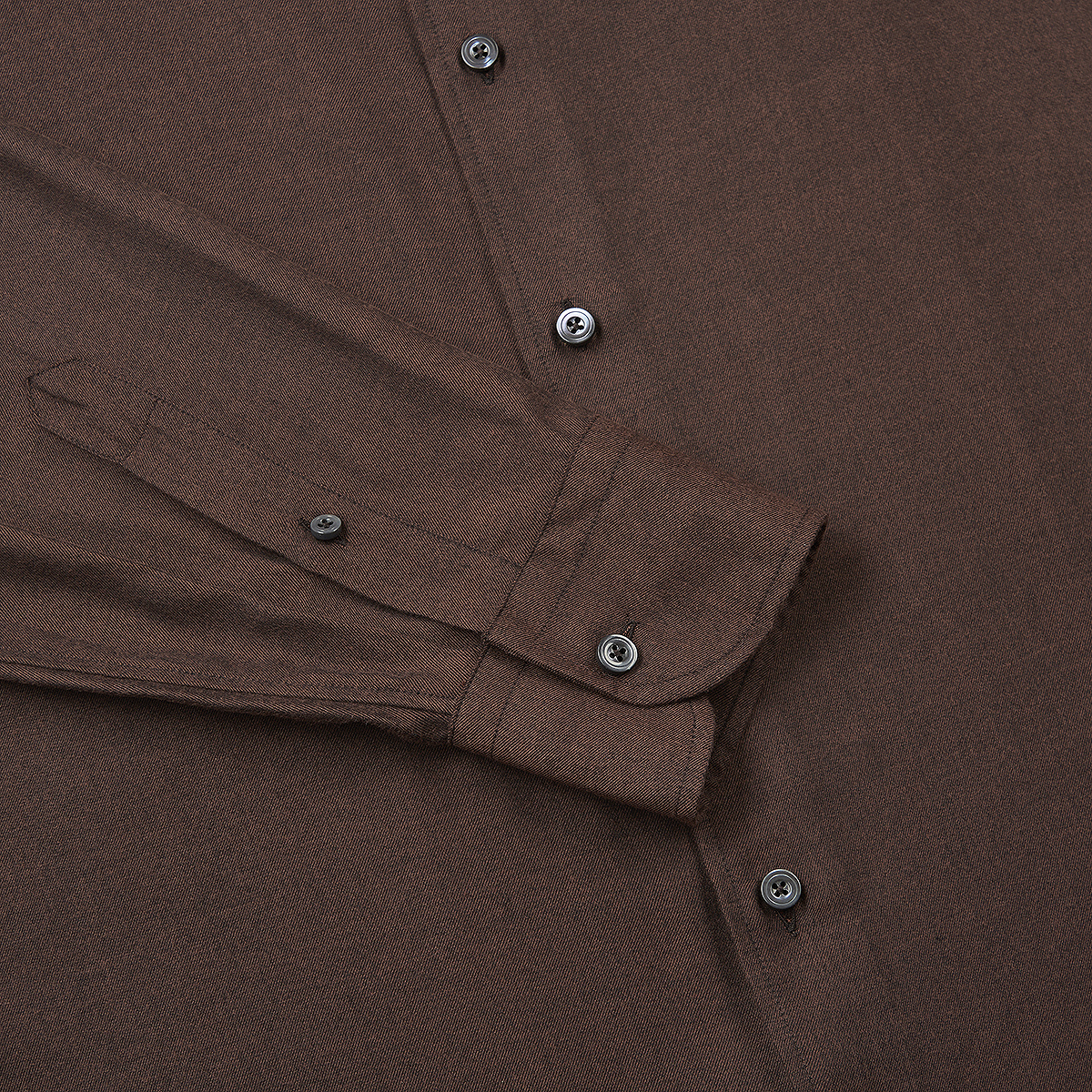 Brown Viscose Ultralight Flannel Casual Shirt