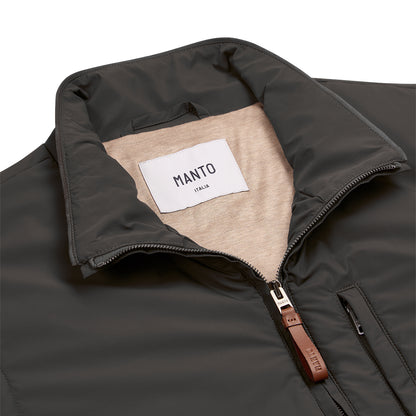 Dark Green Nylon Gilet
