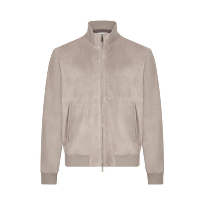 Taupe Suede Blouson