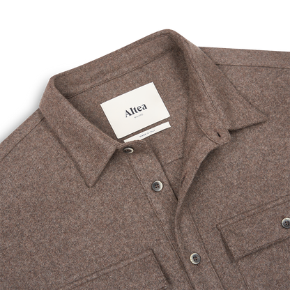 Taupe Cashmere Overshirt