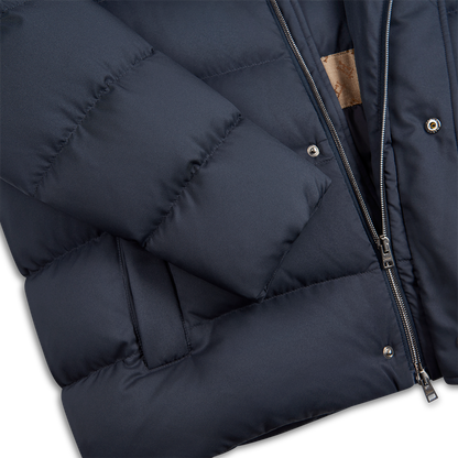 Navy Blue Polartech Padded Blouson