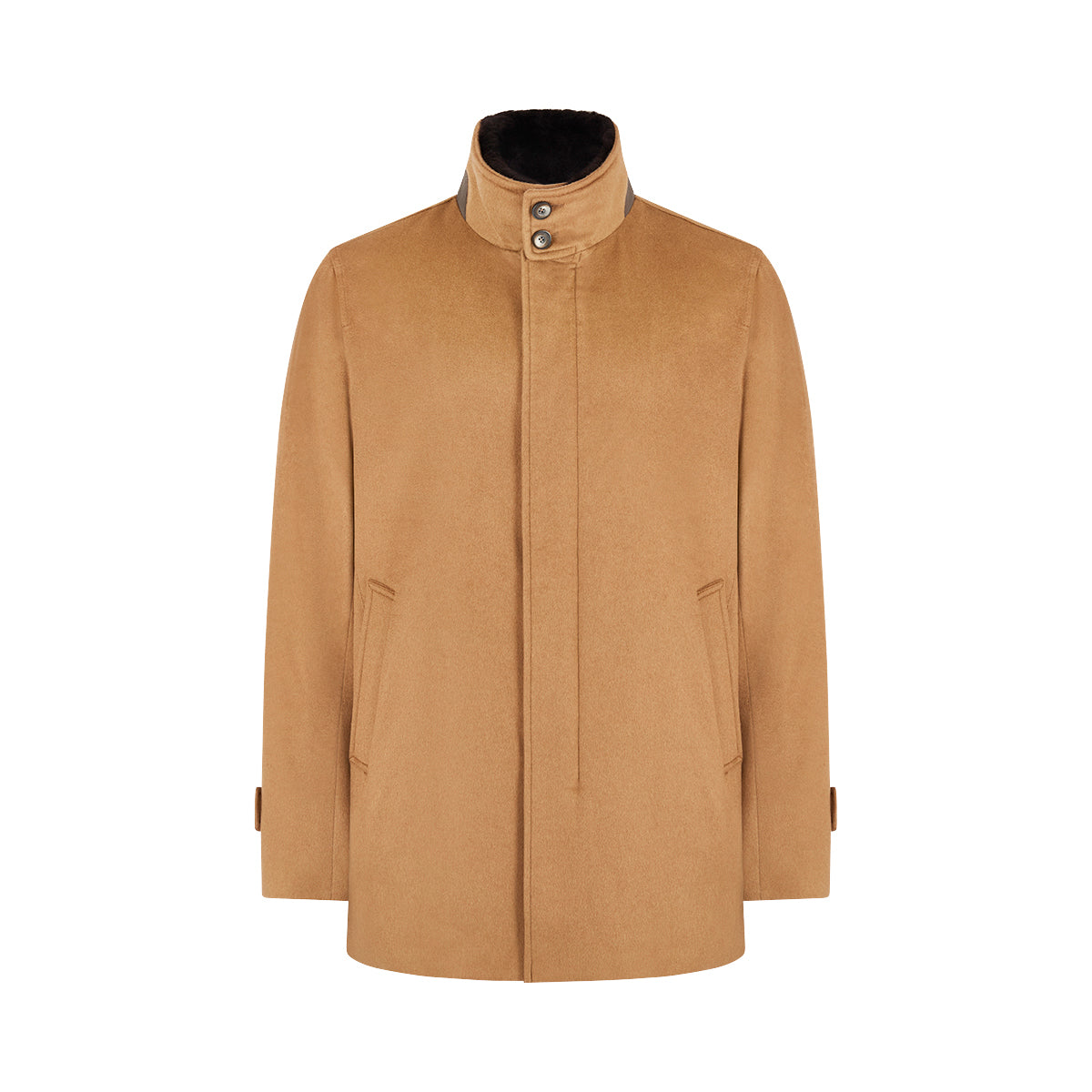 Camel Cashmere Car Coat