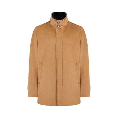 Camel Cashmere Car Coat